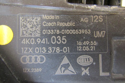 LAMPA PRZÓD AUDI A6 C8 MATRIX 4K0 18- LEWA LH 4K0941035