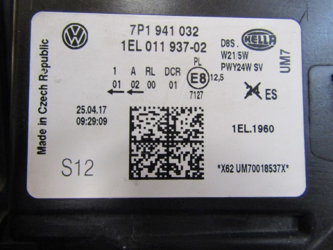 LAMPA PRZÓD VOLKSWAGEN TOUAREG II LIFT RH PRAWY 14- 18 7P1941032