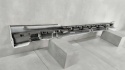 Listwa progowa lewa Ford Fiesta MK7 ST 3d Lift 12-18