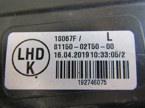 Lampa przód Toyota Corolla E21 SEDAN FULL LED 18-23 LH 81150-02T50