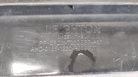 Spoiler dokładka dolny splitter zderzaka przód VW T6.1 LV-1 Leighton Vans 2019-