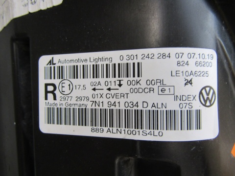 LAMPA PRZÓD VOLKSWAGEN SHARAN 2 II LIFT KSENON SKRĘTNY 15-22 RH 7N1941034D
