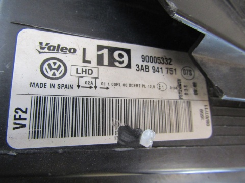 LAMPA PRZÓD VOLKSWAGEN PASSAT B7 KSENON SKRĘTNY + LED 10-14 LEWA LH 3AB941751