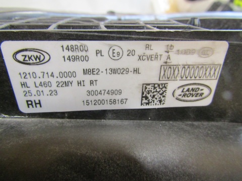 LAMPA PRZÓD RANGE ROVER L460 RH PRAWA M8E2-13W029-HL 22-