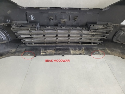 Zderzak przód przedni Peugeot 2008 I 1 Lift 16-19