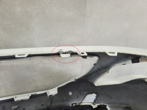 Zderzak przód przedni Peugeot 2008 I 1 Lift 16-19