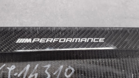 SPOILER DOKŁADKA ZDERZAKA PRZÓD BMW 5 G30 LCI M PERFORMANCE CARBON