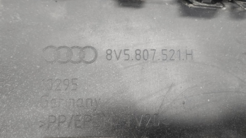 Dyfuzor spoiler dokładka zderzaka tył AUDI A3 S3 8V5 SEDAN 13-16 8V5807521H