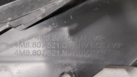 Dyfuzor spoiler dokładka zderzaka tył Audi SQ8 4M8 S-line LIFT 23- /4M8807521M