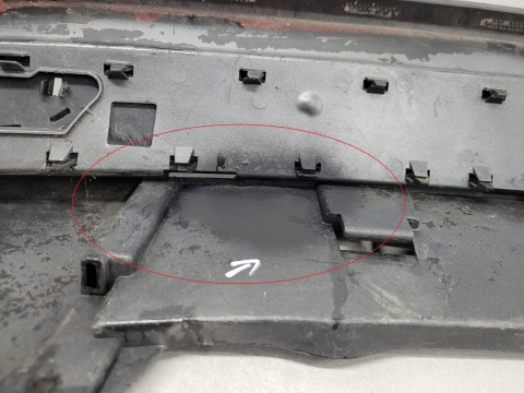 Dyfuzor spoiler dokładka zderzaka tył tylny tylna Audi A1 8X 8X0 S-line 10-14