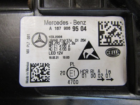 Lampa przód Mercedes GLE W167 FULL LED PERFORMANCE 19-23 LH A1679069504