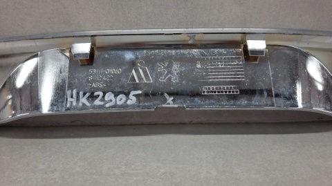 Ramka chrom grilla atrapy przód Peugeot 108 14-22