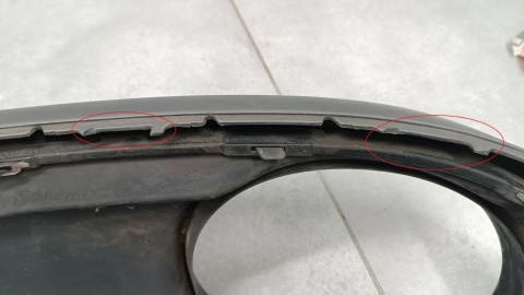 SPOILER DOKŁADKA DYFUZOR ZDERZAKA ZDERZAKA TYŁ AUDI RS7 10-