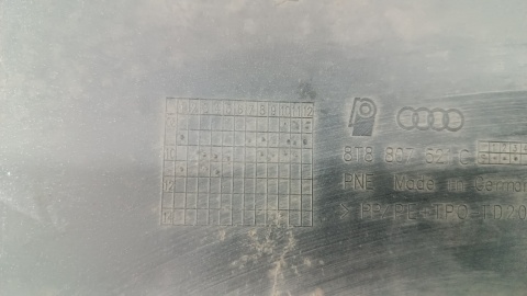 SPOILER DOKŁADKA DYFUZOR ZDERZAKA TYŁ AUDI A5 8T S LINE 07-