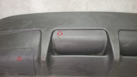 Dyfuzor spoiler dokładka zderzaka tył Ford Fiesta MK7 VII ST 08-12