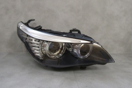 LAMPA PRZÓD BMW 5 E60 E61 LIFT KSENON NIESKRĘTNY 07-10 RH PRAWA 7177740-08