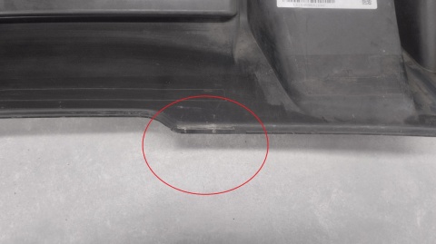 Dyfuzor spoiler dokładka zderzaka tył Audi A4 RS4 B9 15- / 8W9807521A