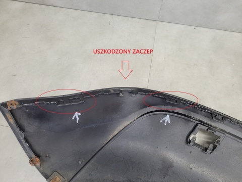 Dyfuzor spoiler dokładka zderzaka tył AUDI A3 8P 8P3 HB 05-08