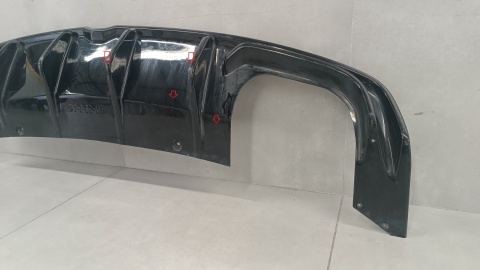 Dyfuzor zderzaka tył Maxton Design Tylna Audi S3 Sedan 8V 13-16