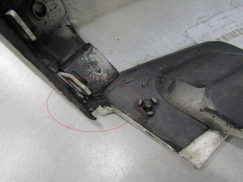 Spoiler dokładka dyfuzor zderzaka przód Ford Fiesta MK7 VII ST LINE lift 13-17