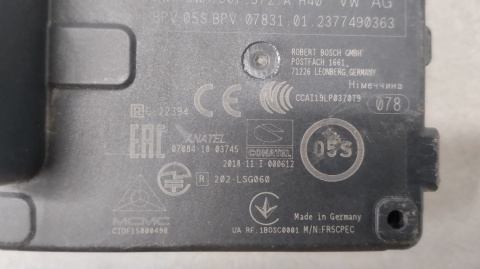 Czujnik radarowy odległości systemu ACC / VW AUDI SEAT SKODA 5WA907561/