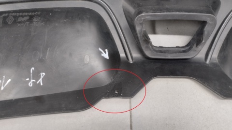 Dyfuzor spoiler dokładka zderzaka tył RENAULT WIND 10-13