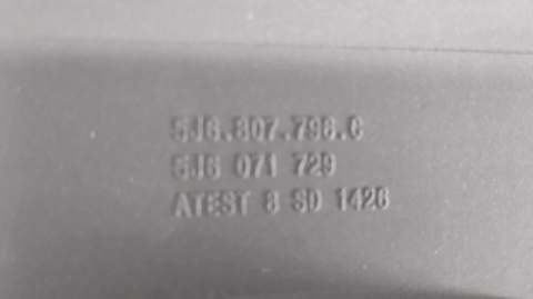Dyfuzor spoiler dokładka zderzaka tył SKODA FABIA 2 II RS HB 07-