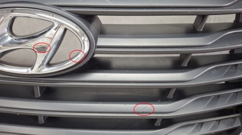 Grill atrapa zderzak przód HYUNDAI H1 Starex 2 II 17-22