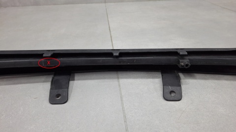 Dyfuzor spoiler dokładka zderzaka tył MAZDA 3 III MPS