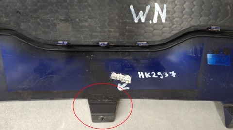 Dyfuzor spoiler zderzaka tył Ford Fiesta Mk7 VII ST LINE LIFT 12-16
