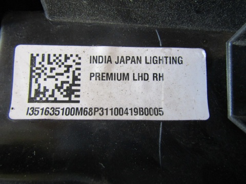LAMPA PRZÓD SUZUKI BALENO II KSENON RH PRAWA 100-18513