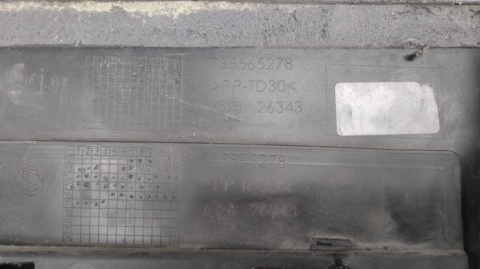 Listwa progowa prawa Fiat 500 S 07- nakładka próg 07-24