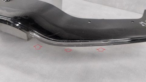 Spoiler dokładka dolny splitter zderzaka przód VW T6.1 LV-1 Leighton Vans 2019-