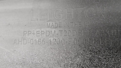 Spoiler dokładka dolny splitter zderzaka przód VW T6.1 LV-1 Leighton Vans 2019-