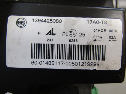 Lampa przód Fiat Ducato Boxer Jumpy Lift ZWYKŁA + LED 14- RH 1394425080 KOMPLETNA