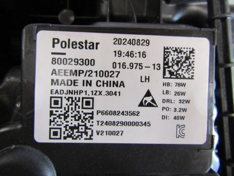 LAMPA PRZÓD POLESTAR IV 4 PIXEL FULL LED FULL LED LH LEWY 23- 80029300