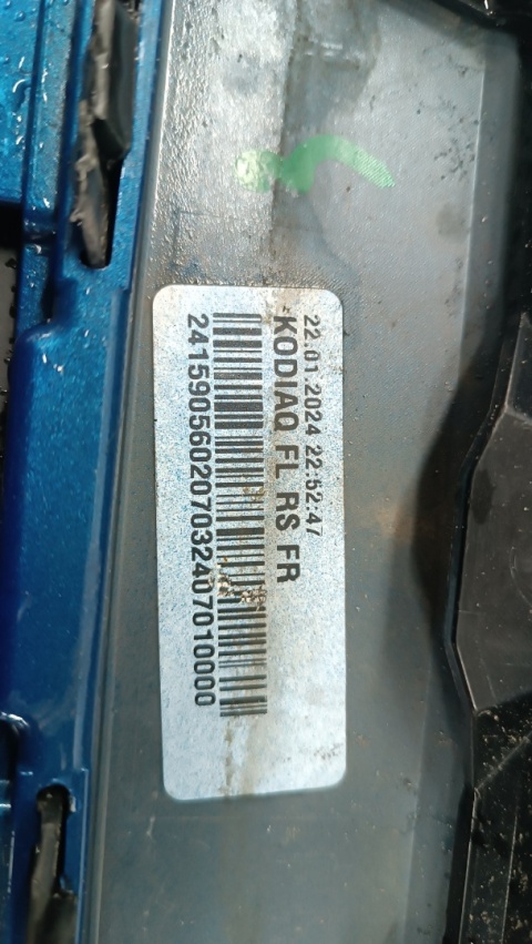 Zderzak przód przedni Skoda Kodiaq lift VRS 22-24