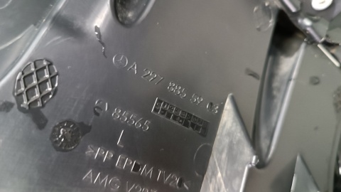 Zderzak przód przedni Mercedes EQS USA 22- /+ ślizgi + pdc
