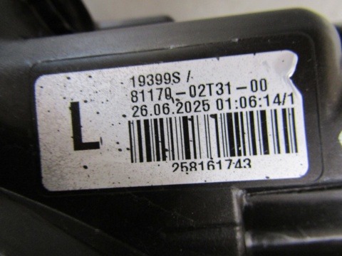 LAMPA PRZÓD TOYOTA COROLLA E21 SEDAN ZWYKŁA SOCZEWKA LH 18- 81170-02T31-00