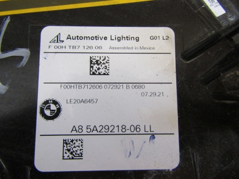LAMPA PRZÓD BMW X3 G01 G02 LIFT LASER 21-24 RH PRAWA 5A29218-06