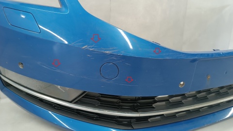 Zderzak przód przedni Skoda Octavia 3 III 5E0 Lift 16-20 /+ wiązka + pdc