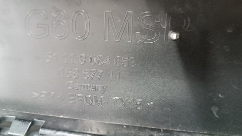 Zderzak przód przedni BMW 5 G60 G61 M Pakiet 23-