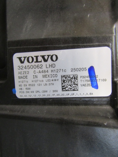 LAMPA PRZÓD VOLVO EX90 FULL LED PIXEL LEWA LH 22- 32450062