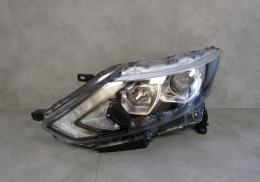 LAMPA PRZÓD NISSAN QASHQAI J11 ZWYKŁA SOCZEWKA Z LED LH 13-17 100-18013