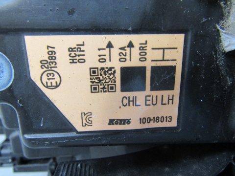 LAMPA PRZÓD NISSAN QASHQAI J11 ZWYKŁA SOCZEWKA Z LED LH 13-17 100-18013