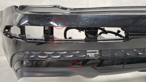 Zderzak tył Audi SQ7 drugi lift 4M 24- / + PDC + wiązka + cz. otw. klapy