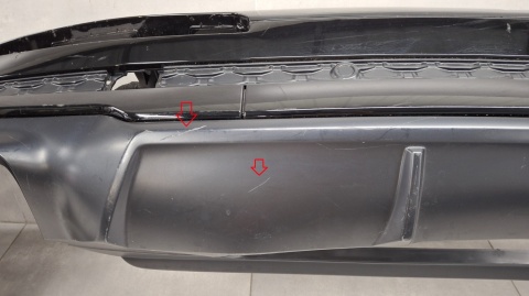 Zderzak tył Audi SQ7 drugi lift 4M 24- / + PDC + wiązka + cz. otw. klapy