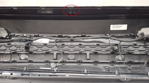 Zderzak tył Audi SQ7 drugi lift 4M 24- / + PDC + wiązka + cz. otw. klapy
