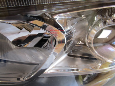 LAMPA PRZÓD FORD TRANSIT CUSTOM LIFT ZWYKŁA SOCZEWKA LED 17-23 LH JK21-13W030-DG