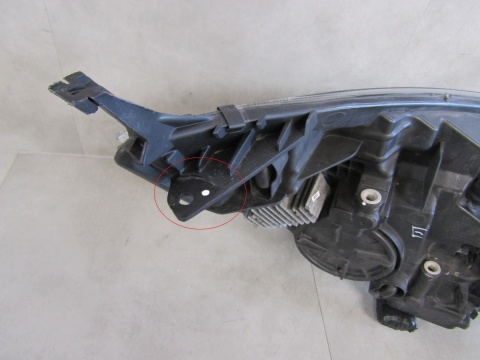 LAMPA PRZÓD FORD TRANSIT CUSTOM LIFT ZWYKŁA SOCZEWKA LED 17-23 LH JK21-13W030-DG